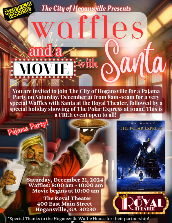 Waffles and a MOVIE with Santa